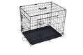 Zwarte bench mt 1. 61 x 42 x 48,5 cm met 2 deuren