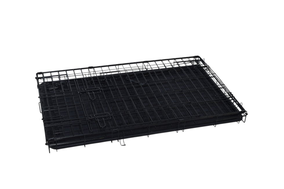Zwarte bench mt 1. 61 x 42 x 48,5 cm met 2 deuren