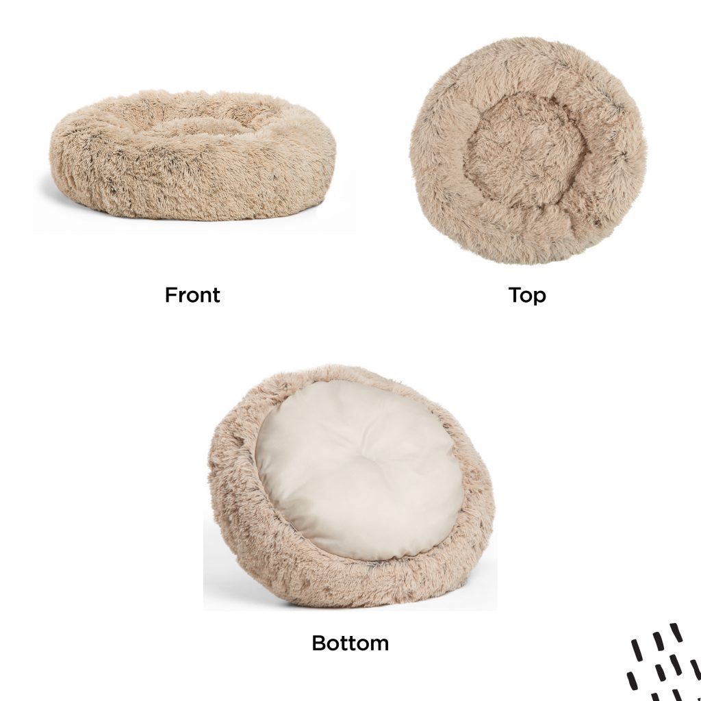 Airloft donut mand 58 cm taupe
