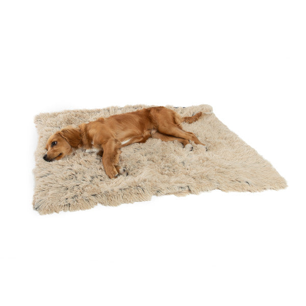 Airloft deken, blanket shag Taupe