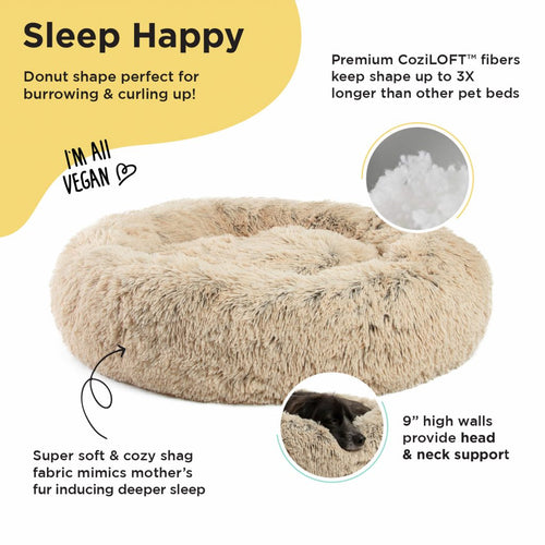 Airloft donut mand 76 cm taupe