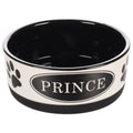 Voerbak Kenzo rond zwart en wit 14 cm