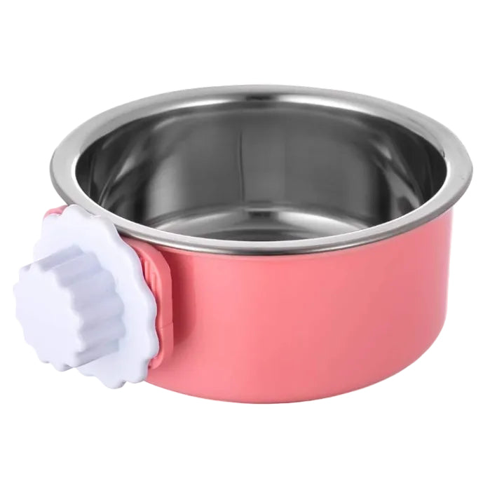 Topmast voer-/waterbak voor bench July roze 15 x 13 cm