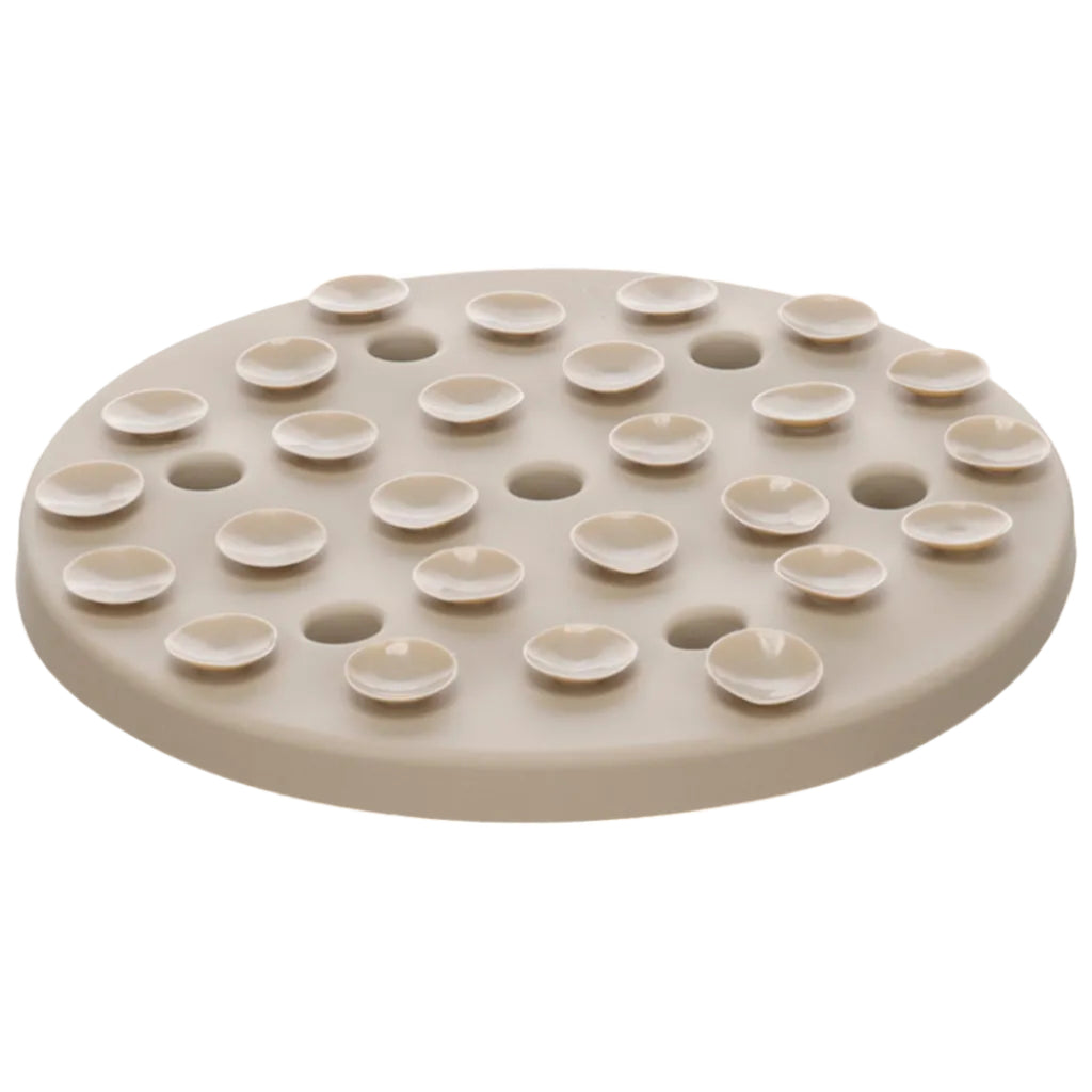 Likmat Fleur rond taupe 20 cm