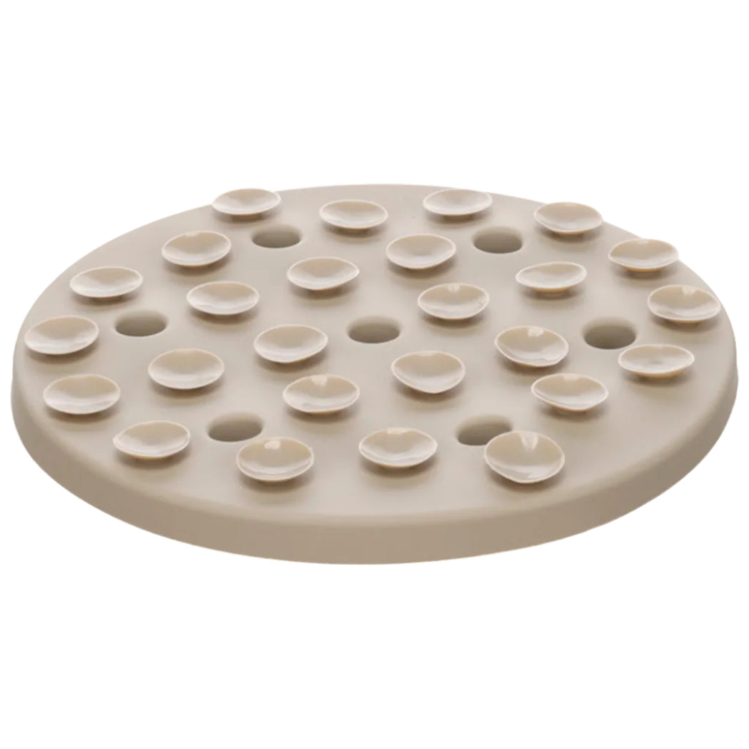 Likmat Fleur rond taupe 20 cm