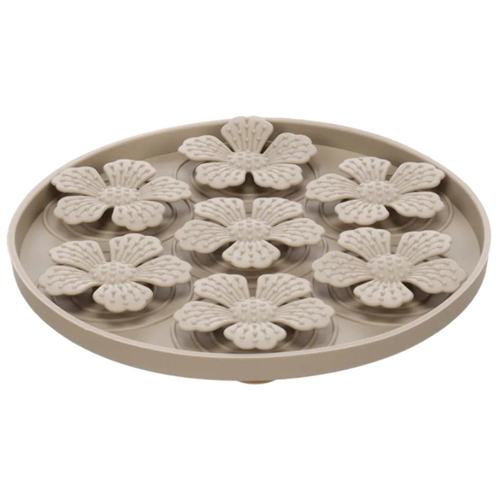 Likmat Fleur rond taupe 20 cm