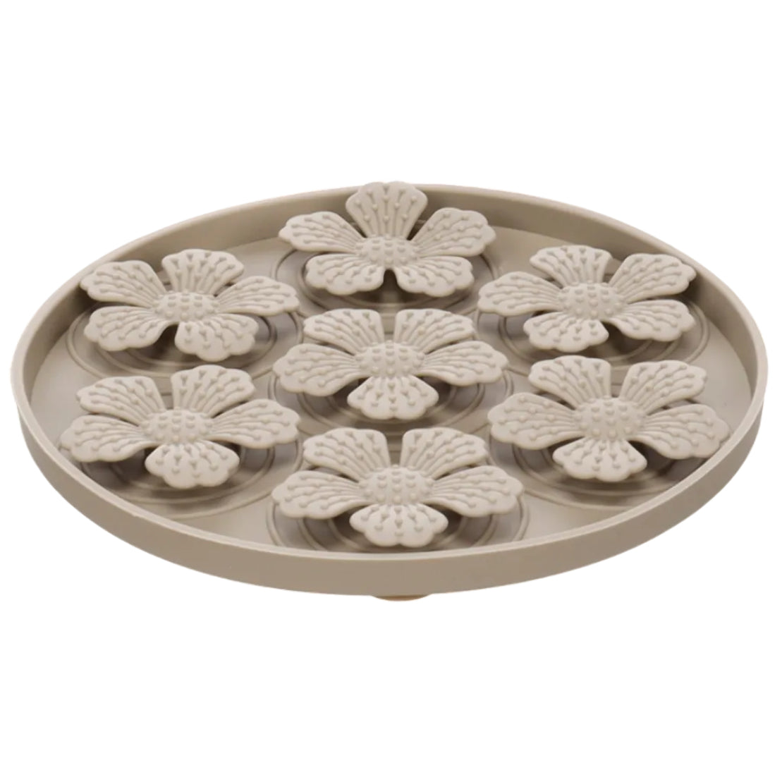 Likmat Fleur rond taupe 20 cm