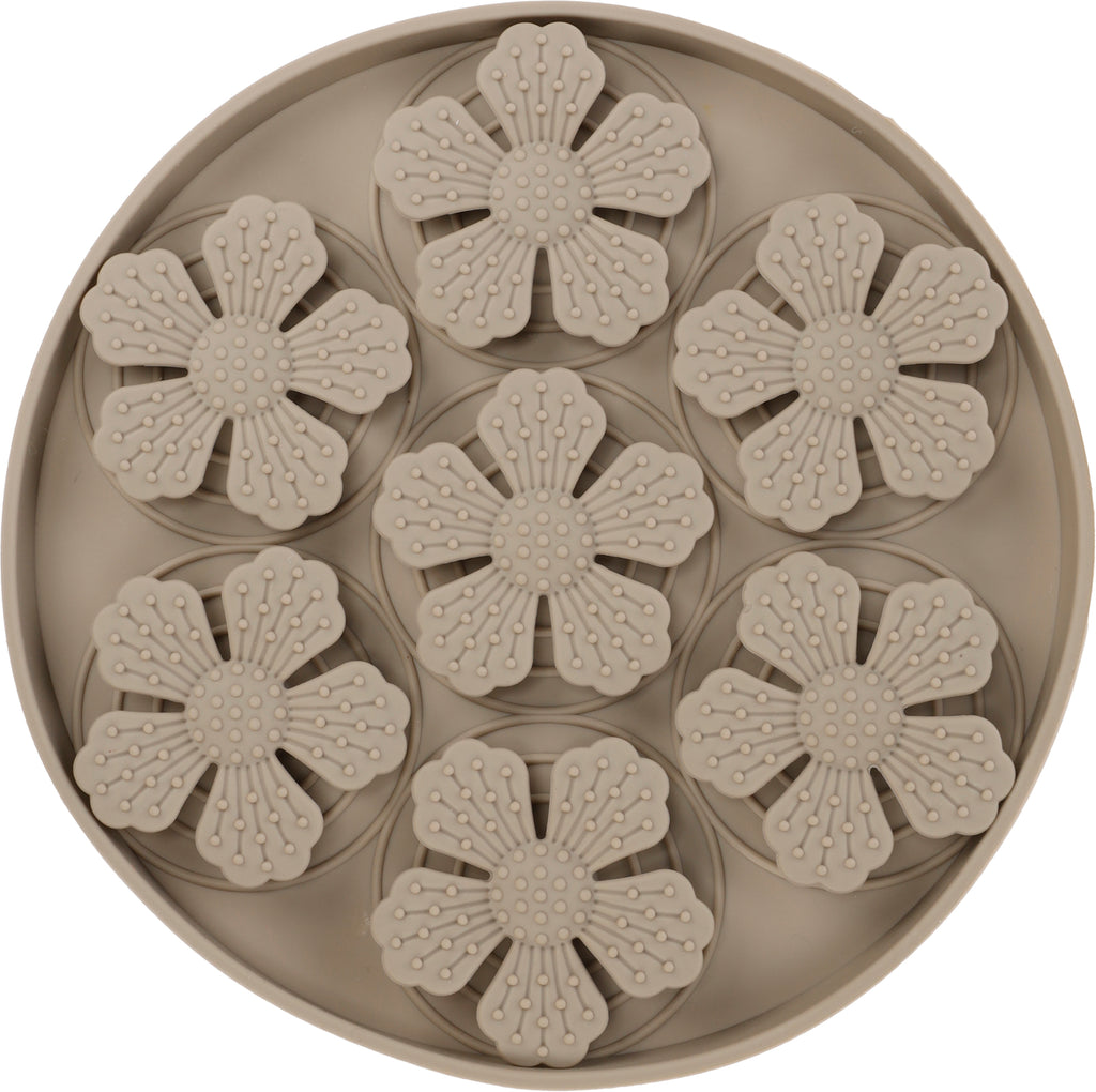 Likmat Fleur rond taupe 20 cm