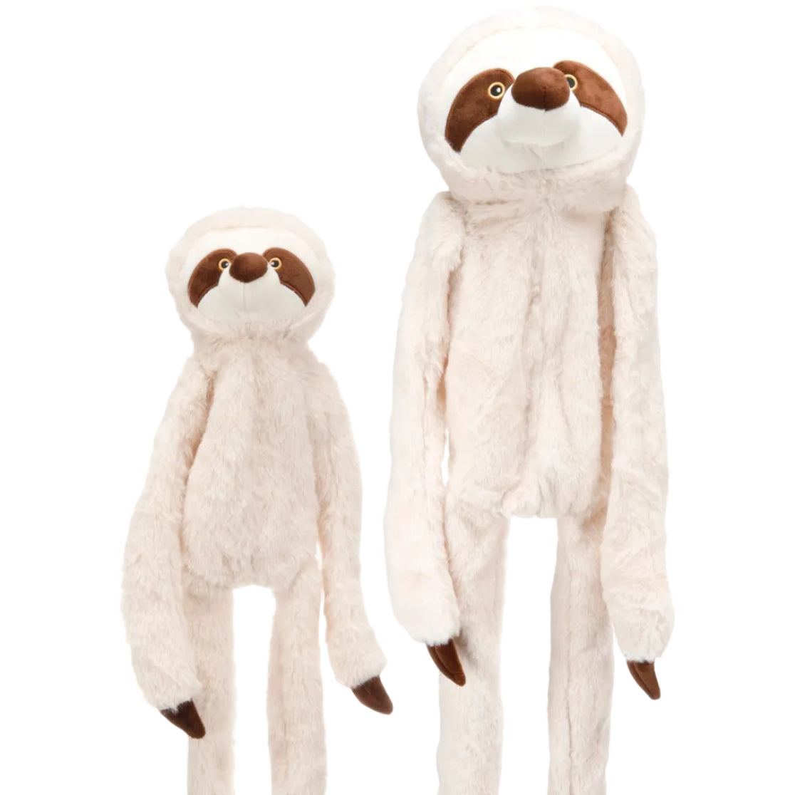 Speelgoed knuffel Landy Luiaard beige 105 cm