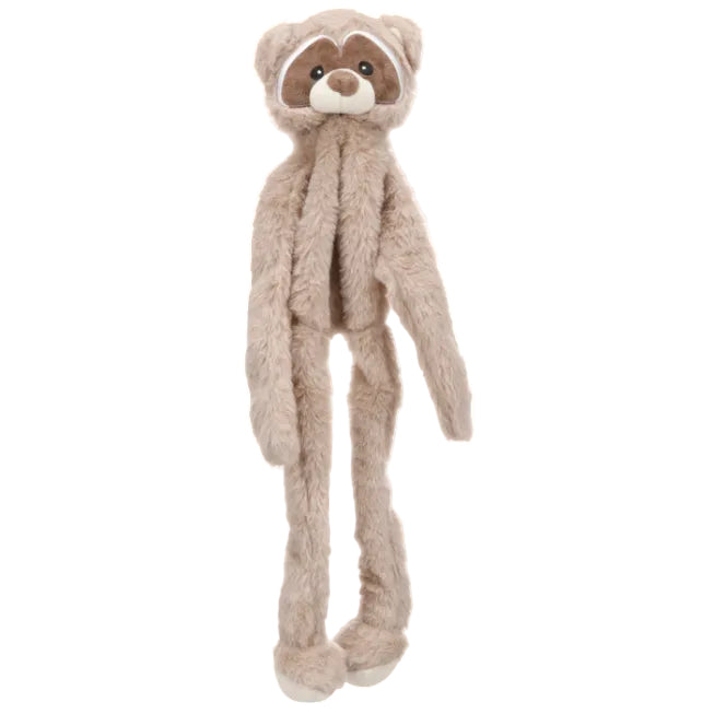 Speelgoed knuffel Wallo Wasbeer taupe 55 cm