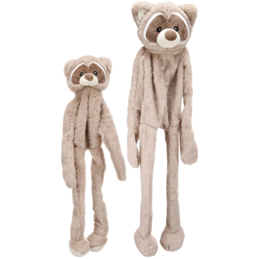 Speelgoed knuffel Wallo Wasbeer taupe 95 cm