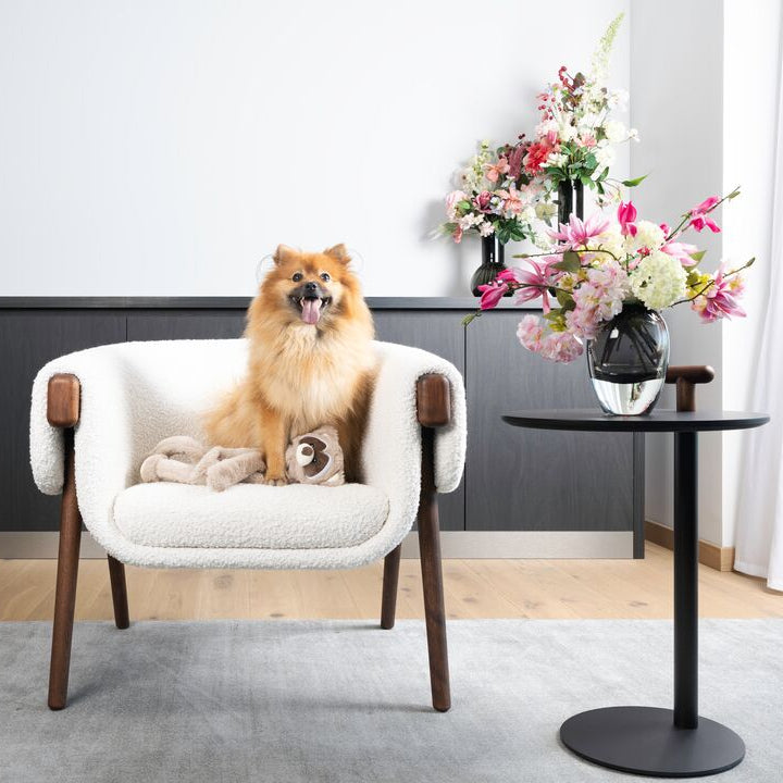 Speelgoed knuffel Wallo Wasbeer taupe 95 cm