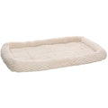 Flamingo kussen Naya beige met rand, maat XS