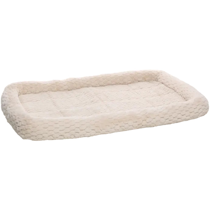 Flamingo kussen Naya beige met rand, maat XS