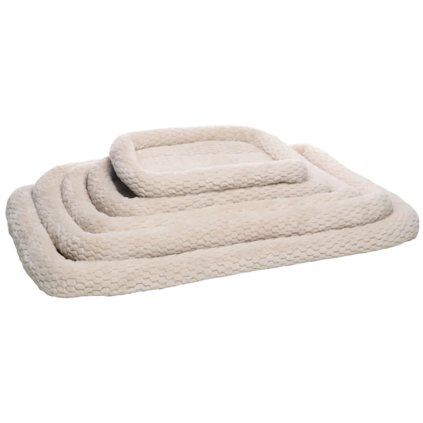 Flamingo kussen Naya beige met rand, maat S