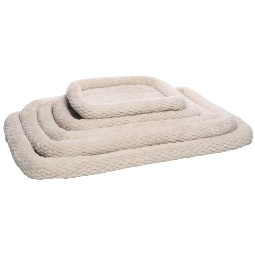 Flamingo kussen Naya beige met rand, maat M