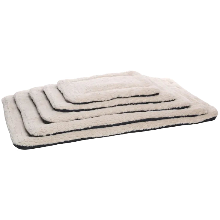 Flamingo benchkussen Naya beige plat, maat XS