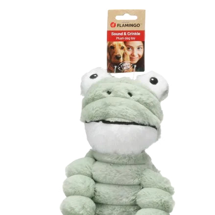 Speelgoed knuffel Fitti kikker groen 68 cm