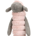 Speelgoed knuffel Ribola schaap zittend roze 65 cm