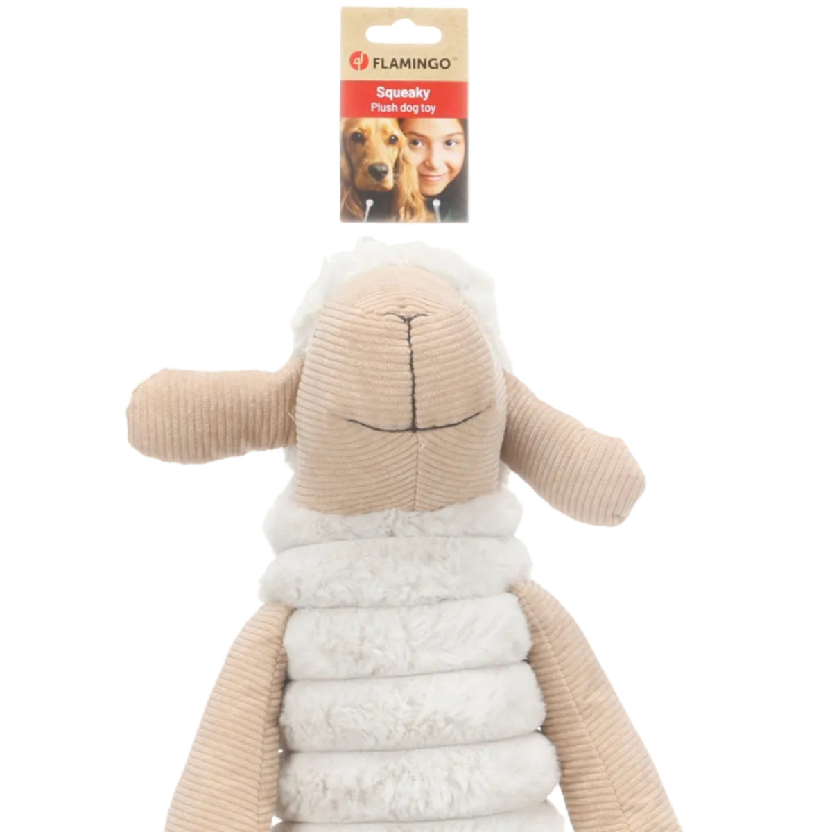 Knuffel ribola schaap beige 65 cm