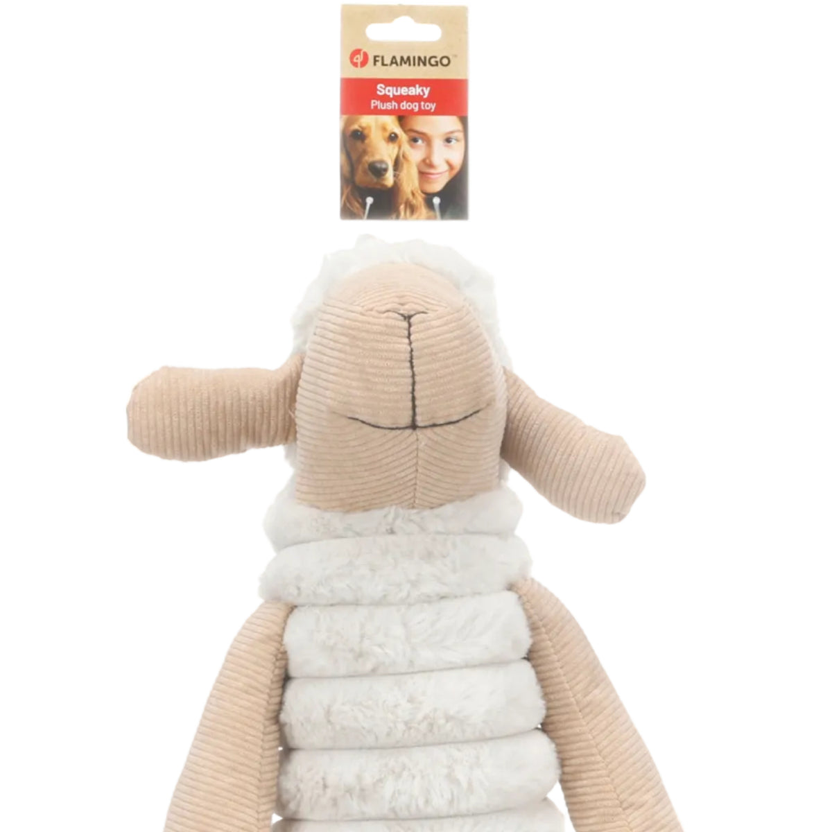 Knuffel ribola schaap beige 50 cm