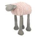 Speelgoed knuffel Ribola schaap liggend roze 30 cm