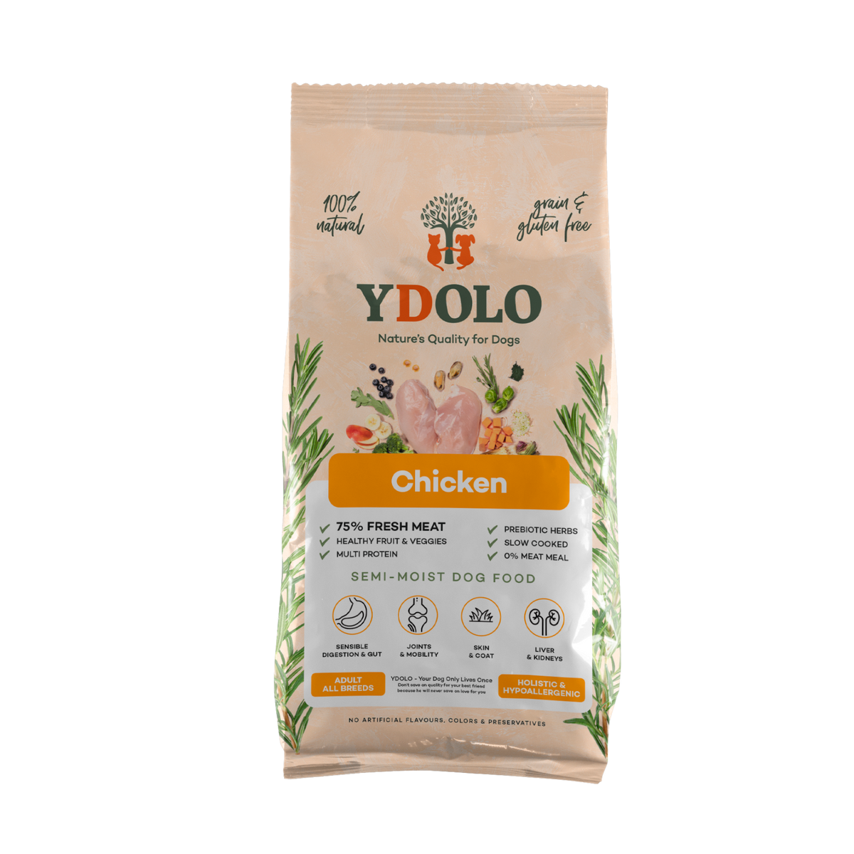 Ydolo Healty & Pure Chicken 10 kg