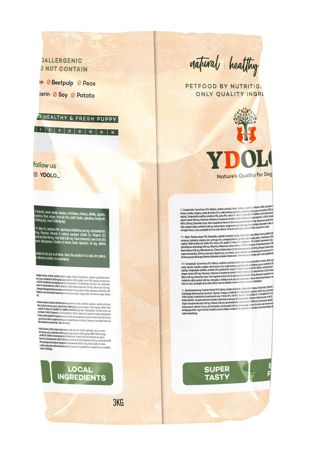 Ydolo Healty & Pure Chicken 2,5 kg