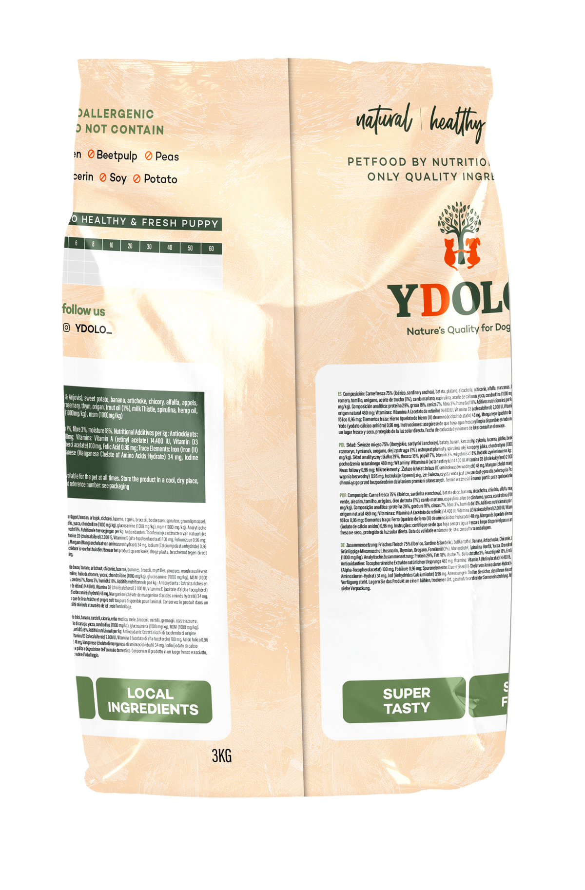 Ydolo Healty & Pure Chicken 2,5 kg
