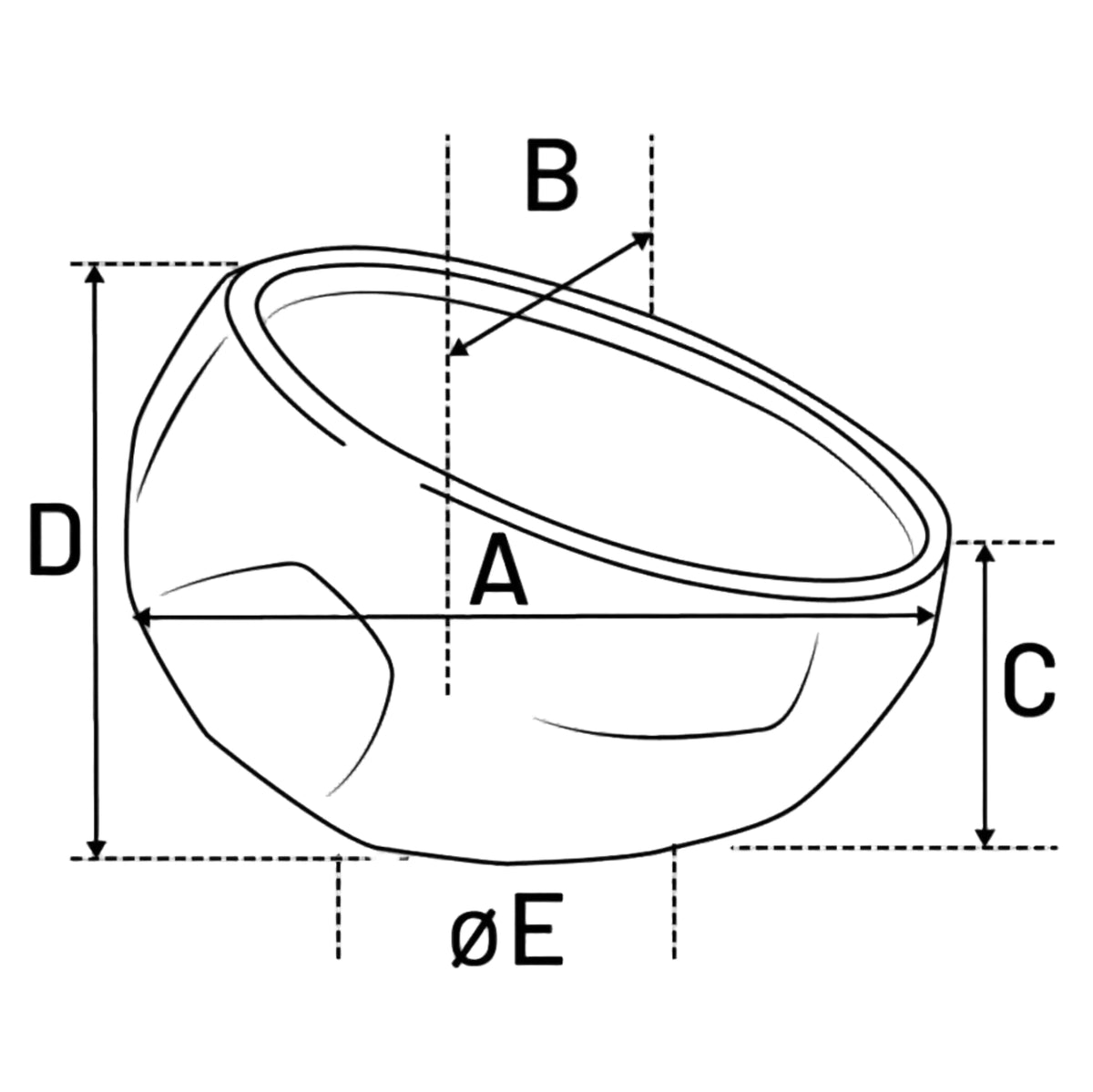 Voerbak Unic groen 16 cm