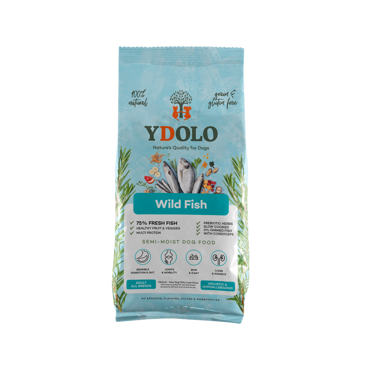 Ydolo Healty & pure Wild Fish 10 kg
