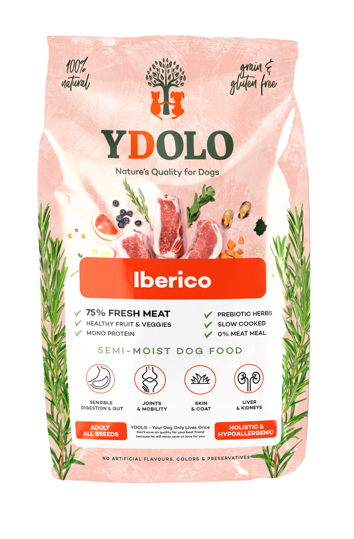 Ydolo Healty & Pure Iberico 2,5 kg