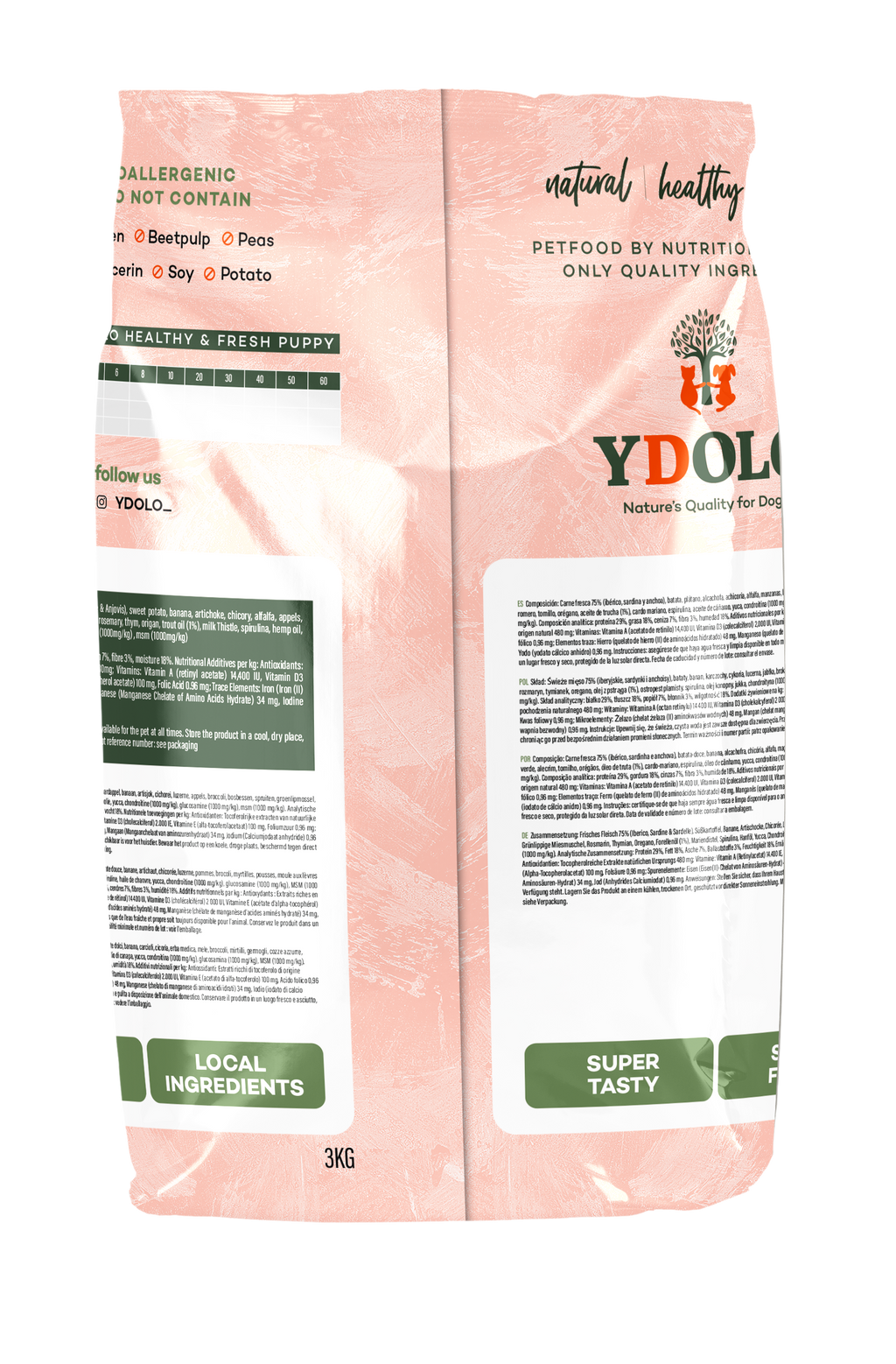 Ydolo Healty & Pure Iberico 2,5 kg