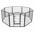 Topmast Premium puppyren 640 lang x 60 cm hoog zwart