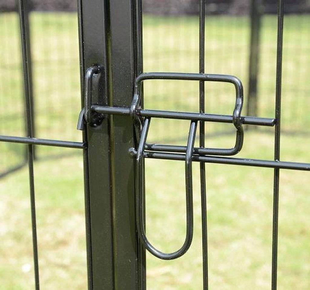Topmast Premium puppyren 640 lang x 60 cm hoog zwart