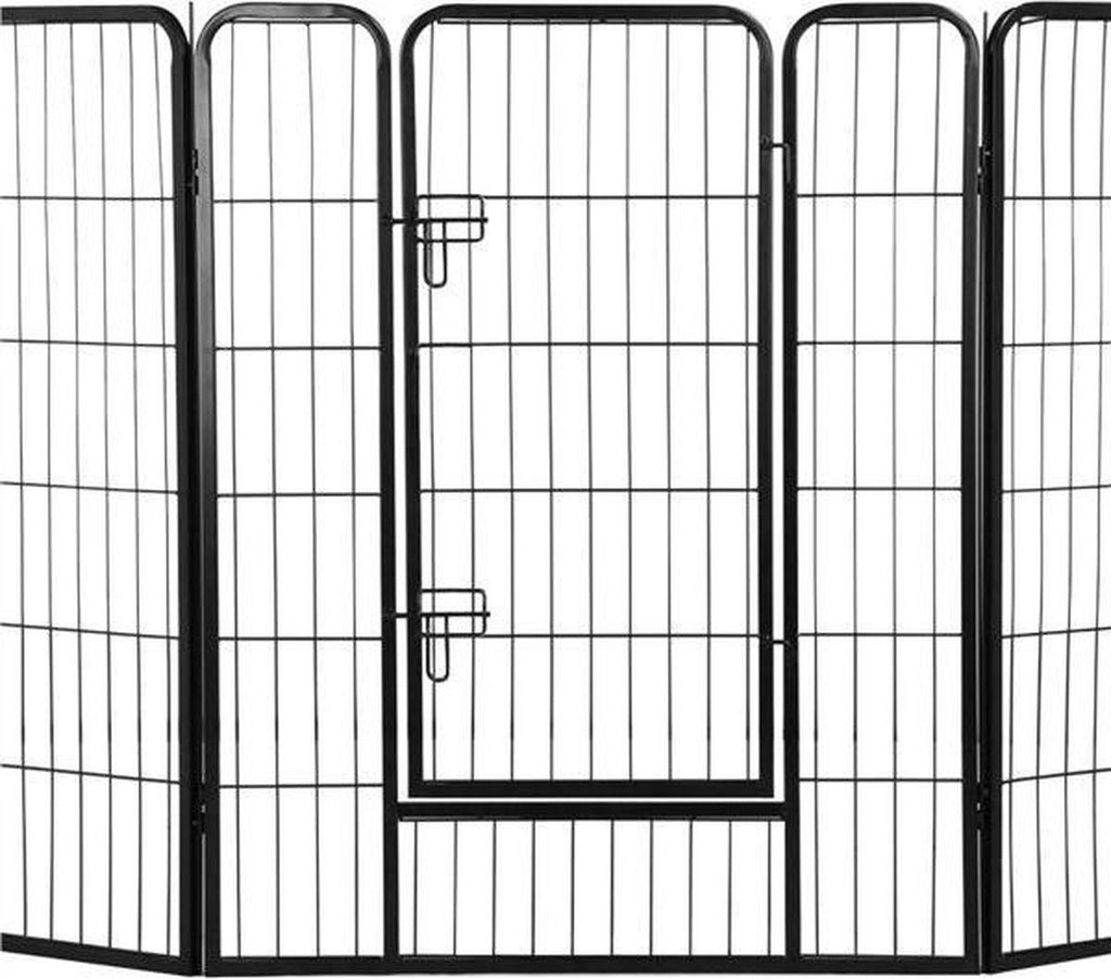 Topmast Premium puppyren 640 lang x 60 cm hoog zwart