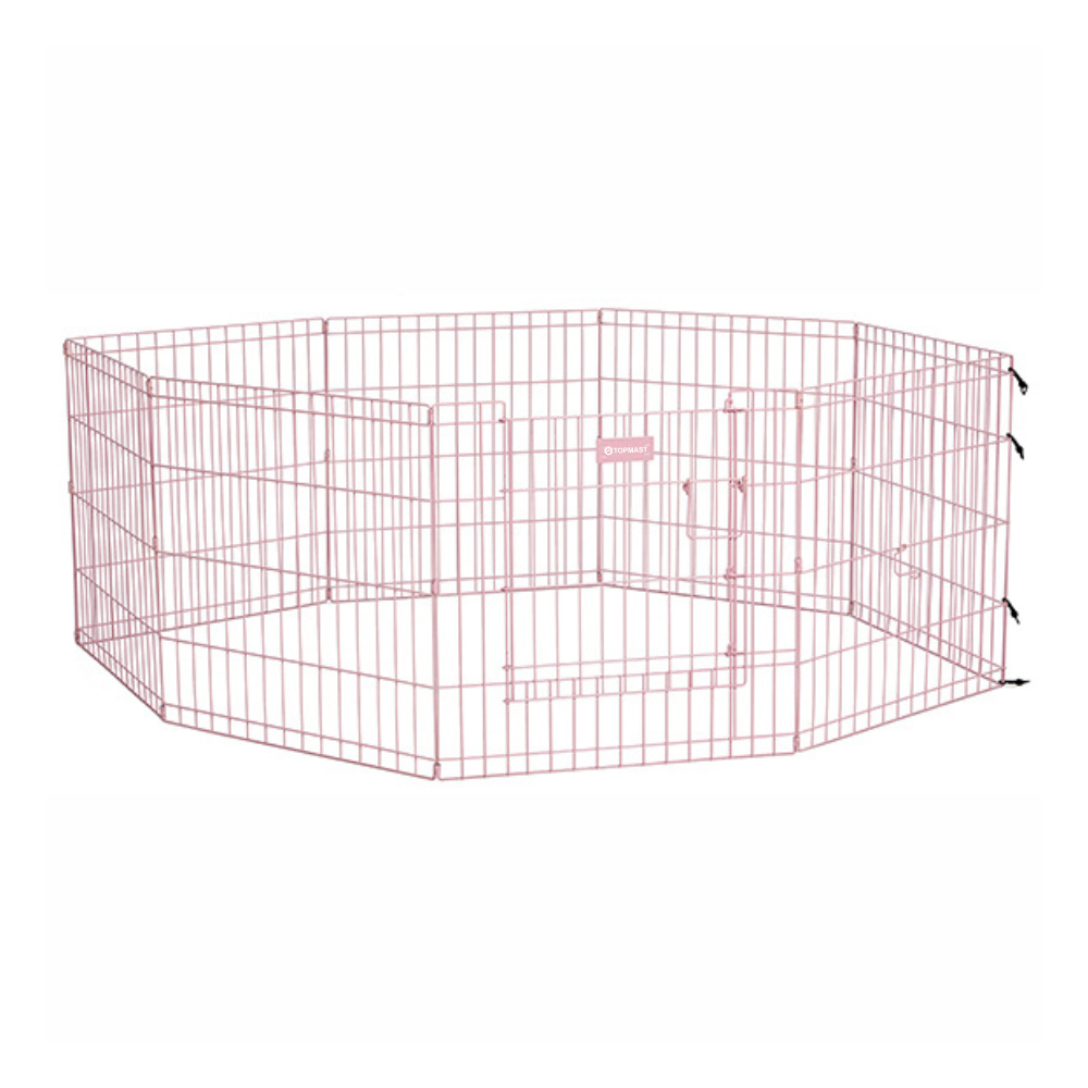 Topmast expandable puppyren opbouwbaar XL 560 x 60 roze
