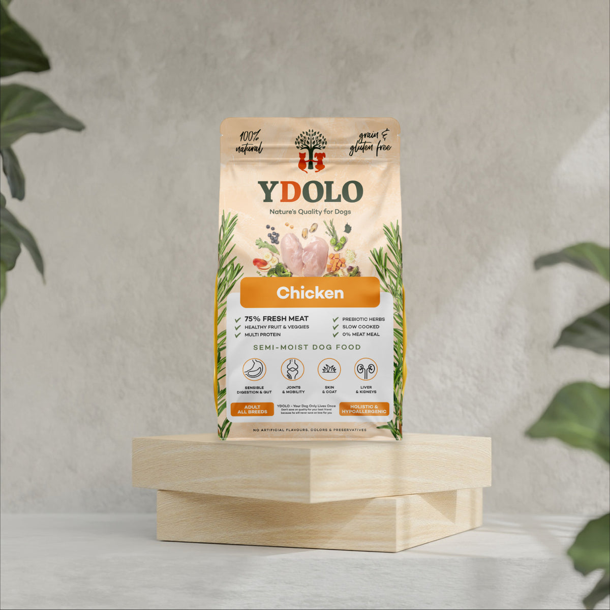 Ydolo Healty & Pure Chicken 10 kg