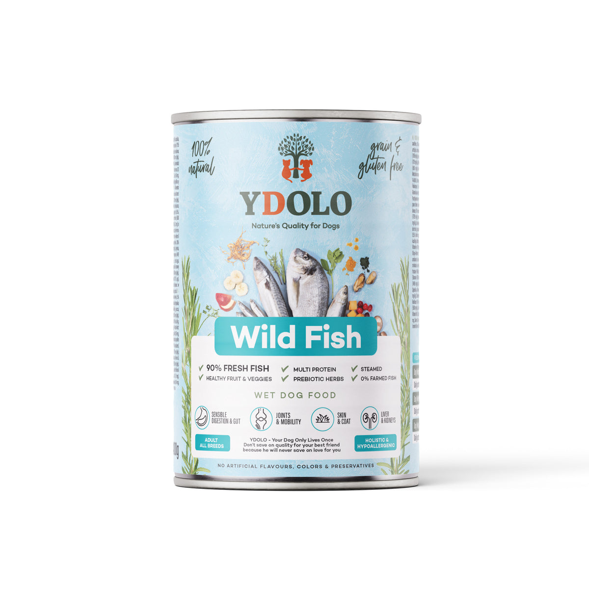 Ydolo natvoer Wild Fish 400 gram