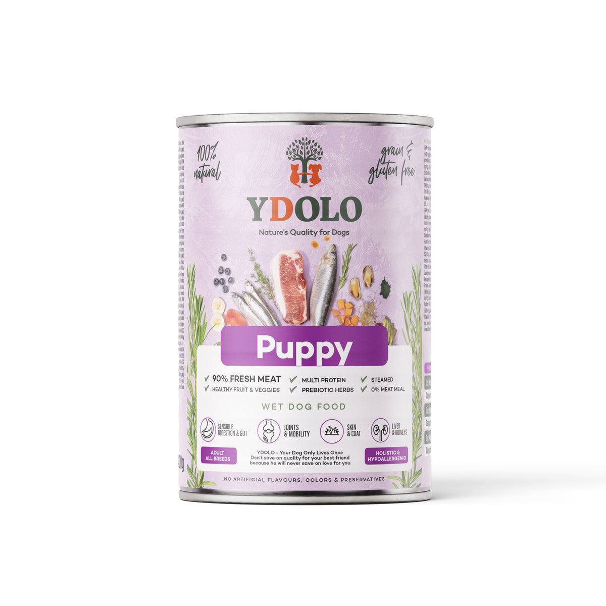 Ydolo natvoer Puppy 400 gram