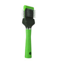Flexibele, enkele slicker borstel groen Tritra