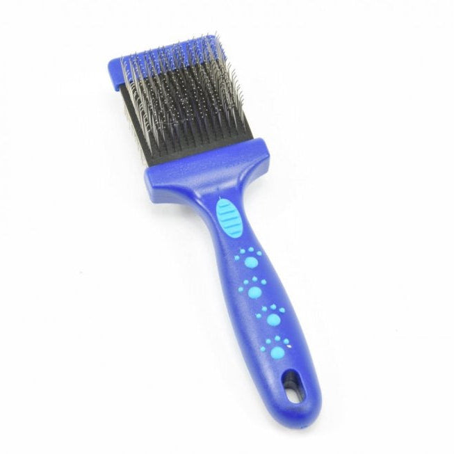 Flexibele slickerborstel blauw Tritra S