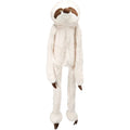 Speelgoed knuffel Landy Luiaard beige 60 cm