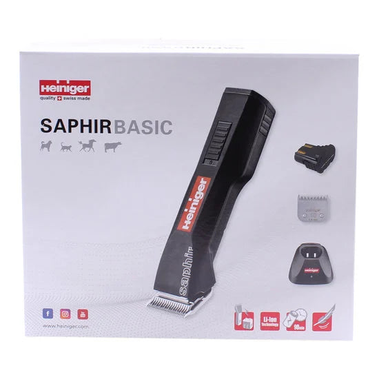 Heiniger Tondeuse Saphir Basic incl. scheerkop nr 10 & accu