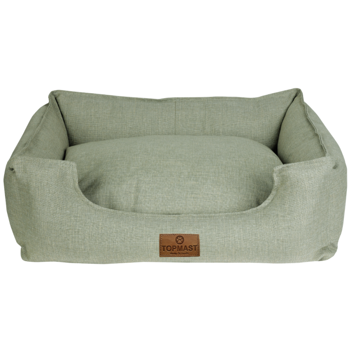 Topmast luxe mand Iselle zandkleur, maat L