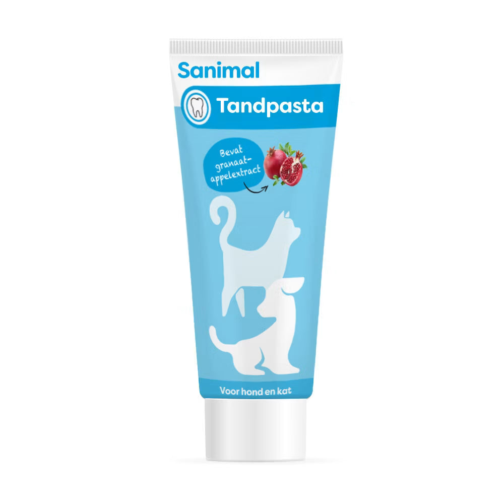 Sanimal Tandpasta set met tandenborstel en vingerborstel