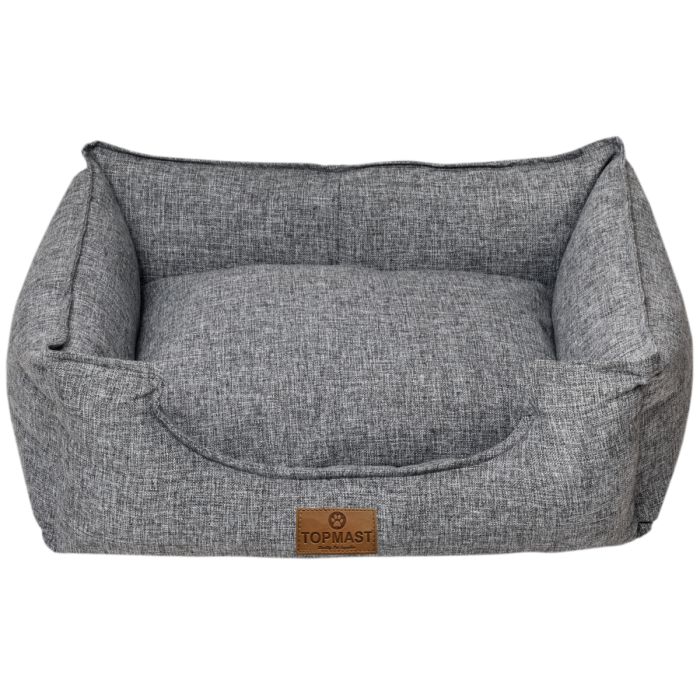 Topmast luxe mand Iselle antraciet, maat L