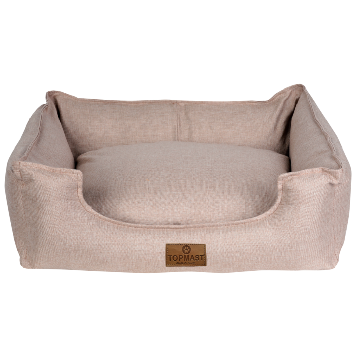 Topmast luxe mand Iselle zandkleur, maat XL